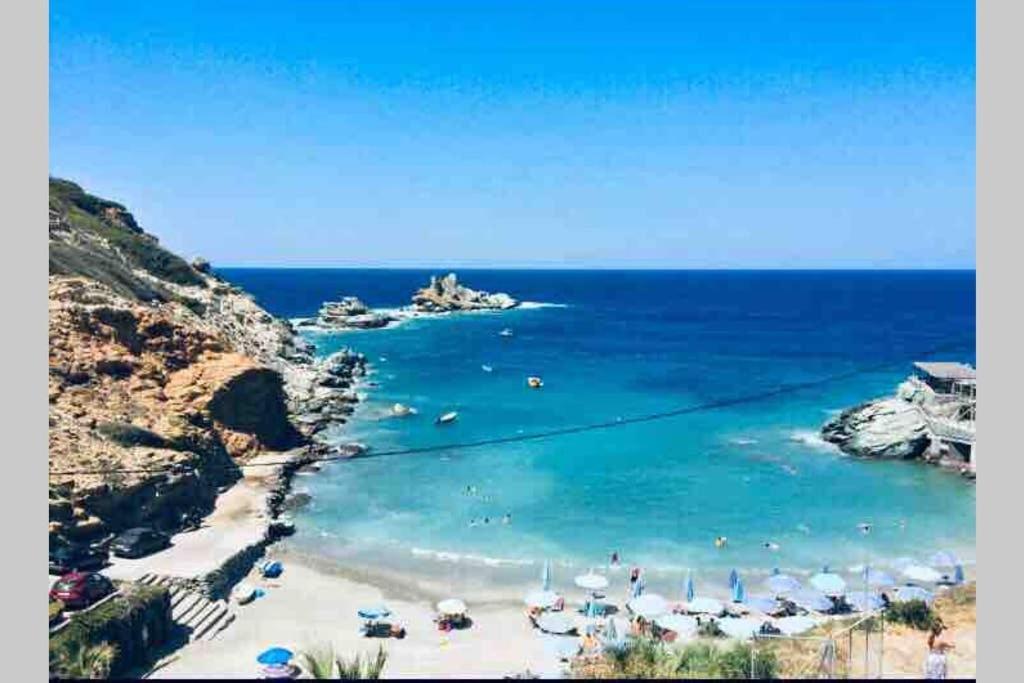 Eleni Sea View Luxury Apartment In Mades ليغاريا المظهر الخارجي الصورة